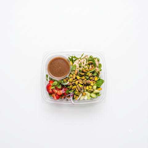 A Plate That Keeps You Steady: Strawberry Pistachio Market Salad