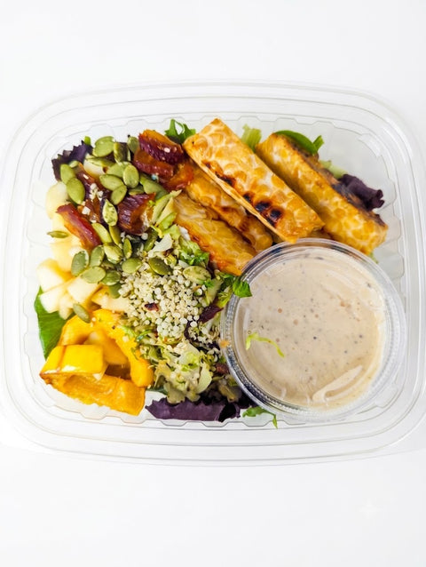 #1 Roasted Squash & Quinoa Harvest Salad - Tempeh (vegan)
