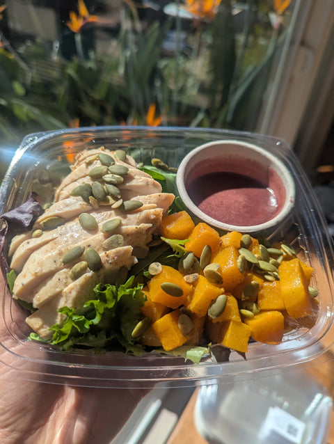 #1 Fall Blueberry Butternut Salad - Chicken