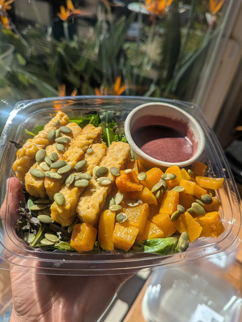 #1 Fall Blueberry Butternut Salad - Chickpeas (Vegan)
