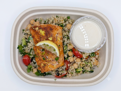 #3 Charred Cod with Quinoa Tabbouleh - Cod