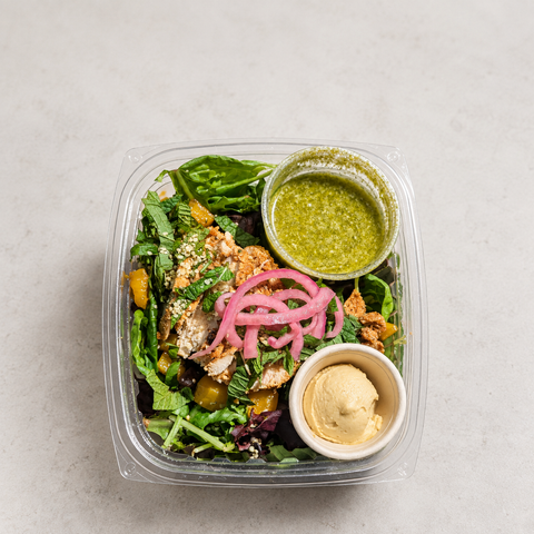 #1 Greek Blue Zone Salad - Chicken