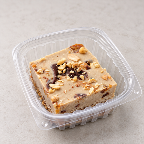 Dessert: Raw Vegan Snickers Cheesecake Bars