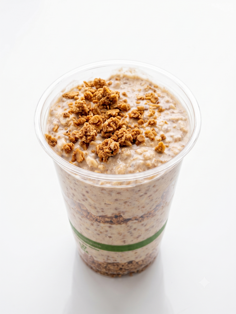 Breakfast: Chai Spiced Protein Oats (Vegan)