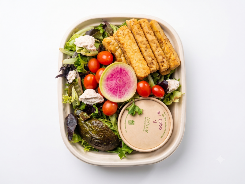 #1 Italian Salad - Tempeh (Vegan)
