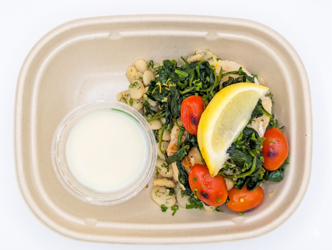 #2 Lemon & Herb Cod with White Bean Salad - Cod