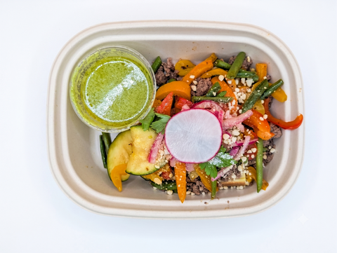 #4 Mexican Loaded Sweet Potato - Lentils (vegan)