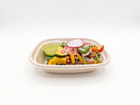 #4 Mexican Loaded Sweet Potato - Lentils (vegan)