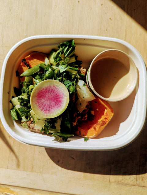#1 Fall Blueberry Butternut Salad - Chicken