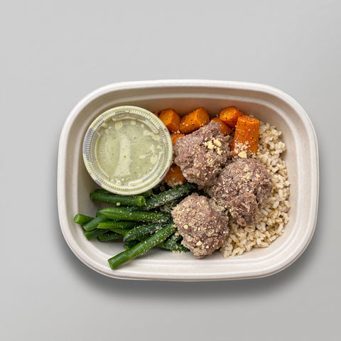 #2 Mustard-Dill Plate with Roasted Vegetables - Beef