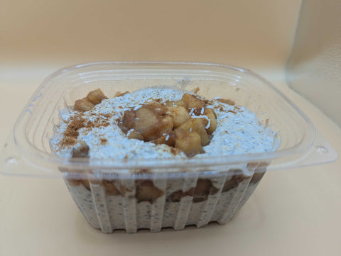 Breakfast: Caramel Apple Protein Oats (Vegan)