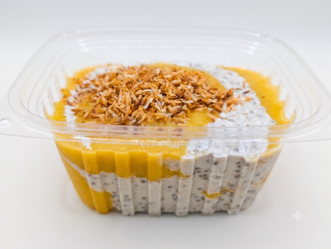 Breakfast: Piña Colada Protein Oats (Vegan)
