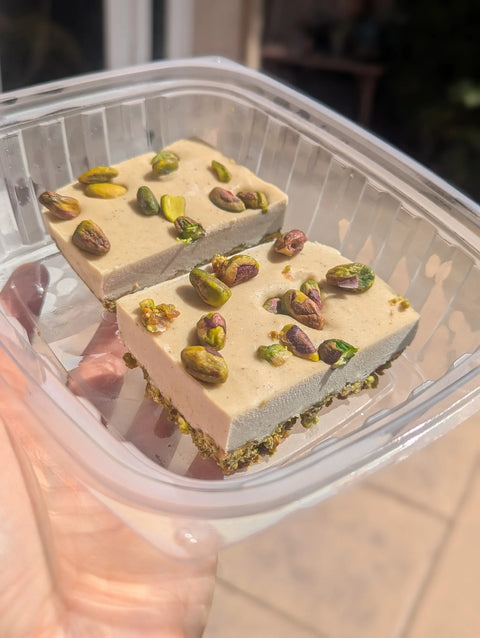 Dessert: Tahini Halva Bars (Vegan)