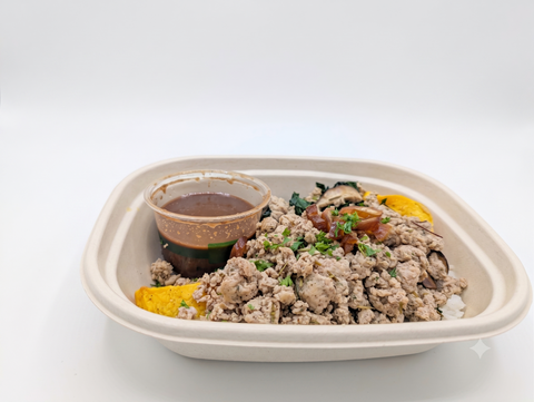 #4 Stuffed Acorn Squash - Turkey