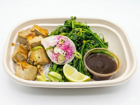 #3 Teriyaki Bowl - Pumpkin Tofu (vegan)
