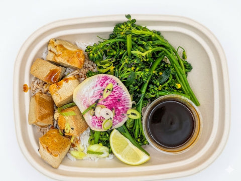 #3 Teriyaki Bowl - Pumpkin Tofu (vegan)