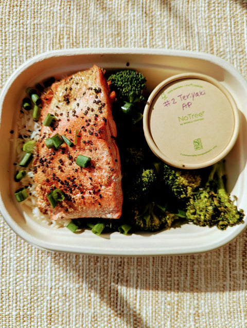 #2 Teriyaki Bowl -Salmon