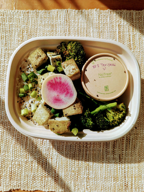 #2 Teriyaki Bowl- Pumfu (Vegan)