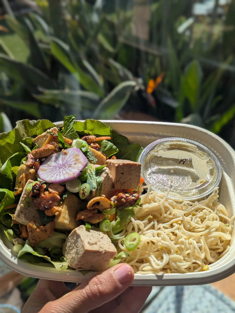 #1 Thai Basil Lettuce Cups - Tofu (Vegan)