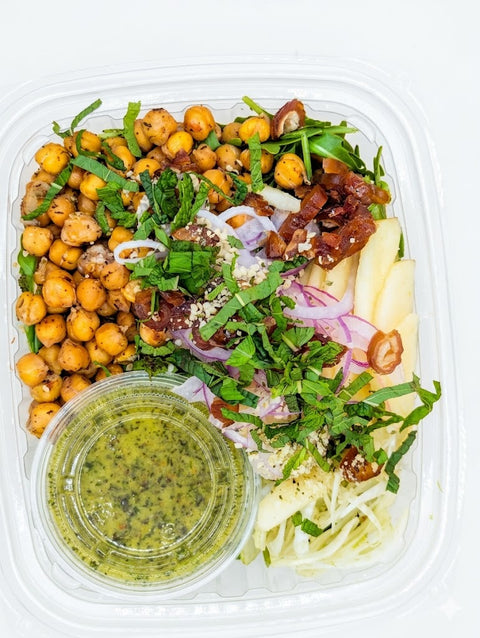 #1 Zesty Za'atar Arugula Salad - Chickpeas (Vegan)