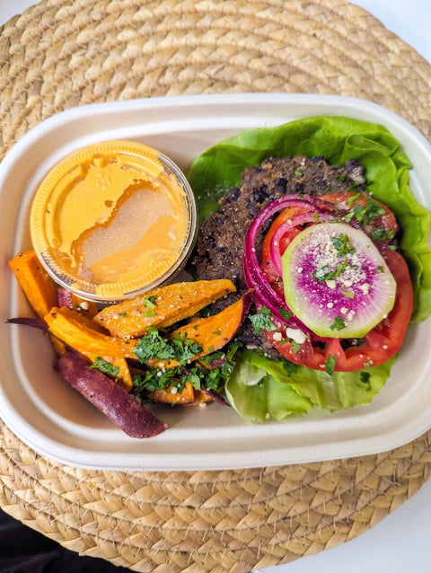 #2 Mexican Burgers - Black Bean (Vegan)